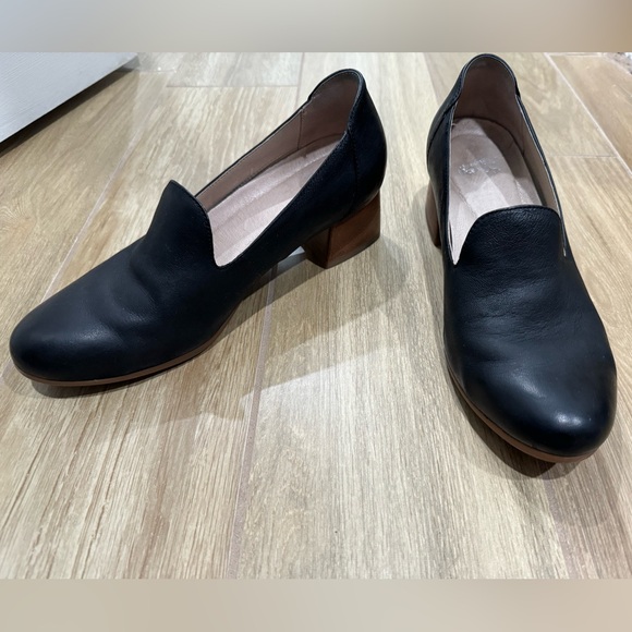 Dansko Preston Heels Black Leather Size 38 - Picture 2 of 6